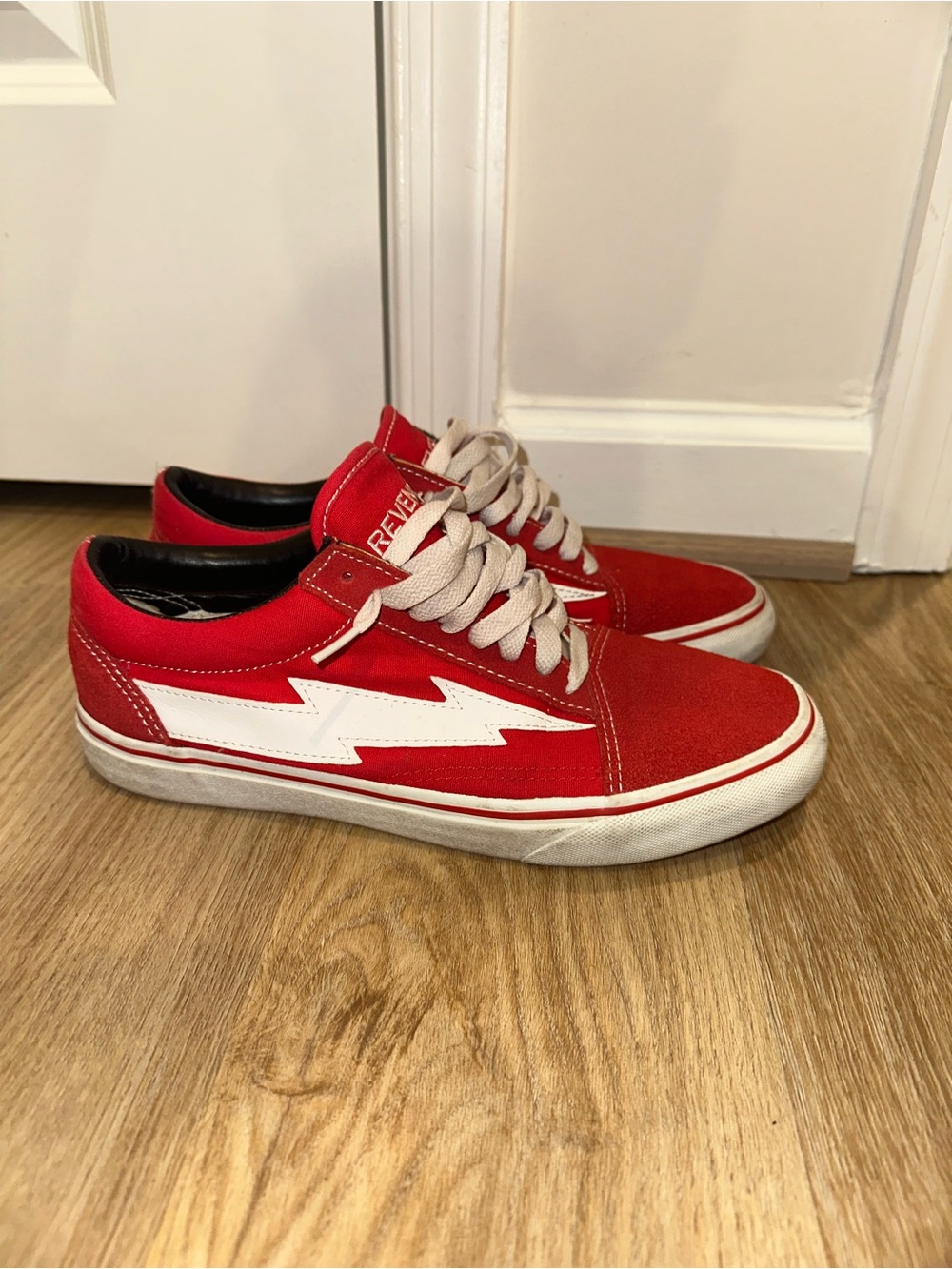 Revenge x Storm Red Low-Top Men's Sneakers
